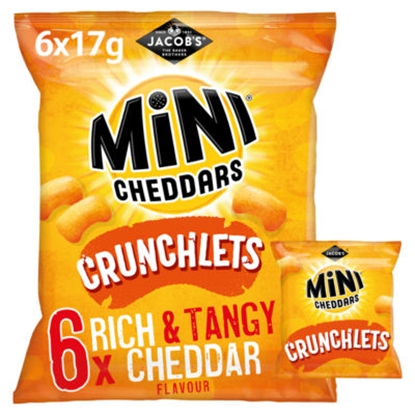 Picture of JB M CHED. CRUNCHLETS RICH TANGY 102G